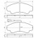 Brake Pad Set, disc brake BP2024 Bosch, Thumbnail 8