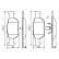 Brake Pad Set, disc brake BP2026 Bosch, Thumbnail 7