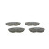 Brake Pad Set, disc brake BP2029 Bosch, Thumbnail 6