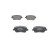 Brake Pad Set, disc brake BP2030 Bosch, Thumbnail 3