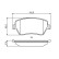 Brake Pad Set, disc brake BP2030 Bosch, Thumbnail 7