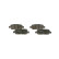 Brake Pad Set, disc brake BP2031 Bosch