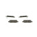 Brake Pad Set, disc brake BP2031 Bosch, Thumbnail 5