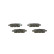 Brake Pad Set, disc brake BP2031 Bosch, Thumbnail 6