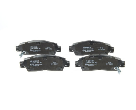 Brake Pad Set, disc brake BP2032 Bosch