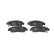 Brake Pad Set, disc brake BP2032 Bosch