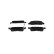 Brake Pad Set, disc brake BP2032 Bosch, Thumbnail 3
