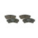 Brake Pad Set, disc brake BP2034 Bosch