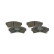 Brake Pad Set, disc brake BP2034 Bosch, Thumbnail 3