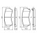 Brake Pad Set, disc brake BP2034 Bosch, Thumbnail 7