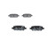 Brake Pad Set, disc brake BP2035 Bosch