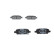 Brake Pad Set, disc brake BP2035 Bosch, Thumbnail 3