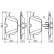 Brake Pad Set, disc brake BP2036 Bosch, Thumbnail 7