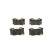 Brake Pad Set, disc brake BP2037 Bosch