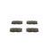 Brake Pad Set, disc brake BP2037 Bosch, Thumbnail 5