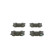 Brake Pad Set, disc brake BP2037 Bosch, Thumbnail 6