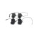 Brake Pad Set, disc brake BP204 Bosch, Thumbnail 5