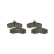 Brake Pad Set, disc brake BP2040 Bosch, Thumbnail 3