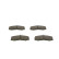 Brake Pad Set, disc brake BP2040 Bosch, Thumbnail 5