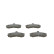 Brake Pad Set, disc brake BP2040 Bosch, Thumbnail 6