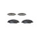 Brake Pad Set, disc brake BP2041 Bosch