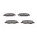 Brake Pad Set, disc brake BP2041 Bosch, Thumbnail 5