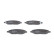 Brake Pad Set, disc brake BP2041 Bosch, Thumbnail 6