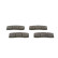 Brake Pad Set, disc brake BP2042 Bosch, Thumbnail 5