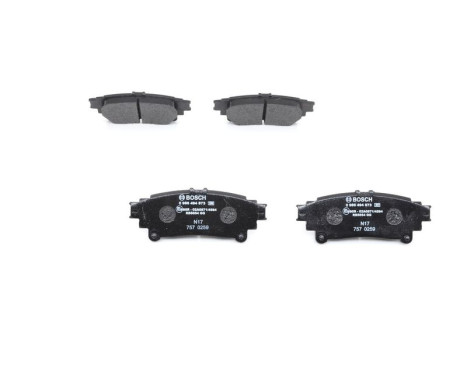 Brake Pad Set, disc brake BP2047 Bosch