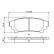 Brake Pad Set, disc brake BP2047 Bosch, Thumbnail 7