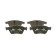 Brake Pad Set, disc brake BP2049 Bosch