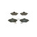 Brake Pad Set, disc brake BP205 Bosch, Thumbnail 4