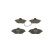 Brake Pad Set, disc brake BP205 Bosch, Thumbnail 6