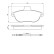 Brake Pad Set, disc brake BP205 Bosch, Thumbnail 8