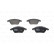 Brake Pad Set, disc brake BP2051 Bosch