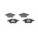 Brake Pad Set, disc brake BP2051 Bosch, Thumbnail 3