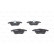 Brake Pad Set, disc brake BP2051 Bosch, Thumbnail 6