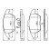 Brake Pad Set, disc brake BP2051 Bosch, Thumbnail 7