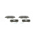 Brake Pad Set, disc brake BP2052 Bosch, Thumbnail 6