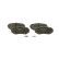 Brake Pad Set, disc brake BP2053 Bosch