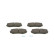 Brake Pad Set, disc brake BP2053 Bosch, Thumbnail 5