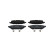 Brake pad set, disc brake BP2057 Bosch, Thumbnail 2