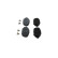 Brake pad set, disc brake BP2057 Bosch, Thumbnail 5