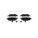 Brake Pad Set, disc brake BP2058 Bosch, Thumbnail 2