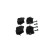 Brake Pad Set, disc brake BP2058 Bosch, Thumbnail 3