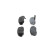 Brake pad set, disc brake BP2140 Bosch, Thumbnail 3
