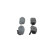 Brake pad set, disc brake BP2140 Bosch, Thumbnail 5