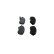 Brake pad set, disc brake BP2162 Bosch, Thumbnail 5