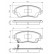 Brake pad set, disc brake BP2162 Bosch, Thumbnail 6