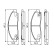 Brake pad set, disc brake BP2190 Bosch